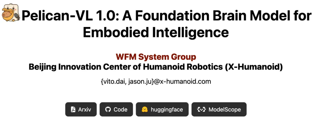 Pelican-VL模型架构示意图